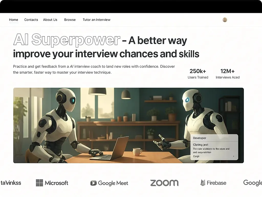 An AI Mock interview App